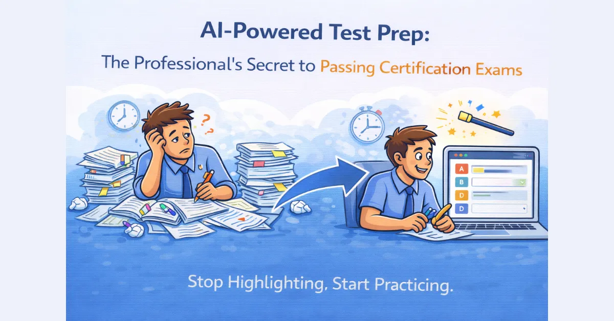 AI-Powered Test Prep: The Professional’s Secret to Passing Certification Exams
